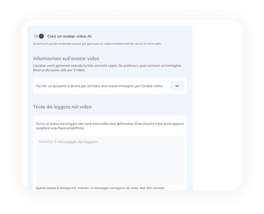 Step 4: Crea un video-avatar (opzionale)