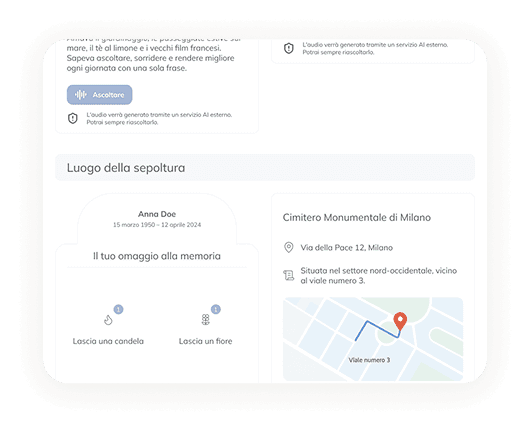 Step 6: Prenditi cura della tomba — anche a distanza